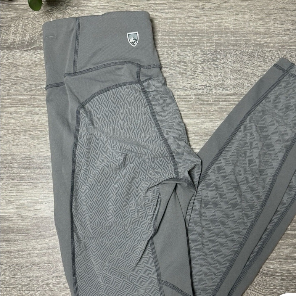 KUHL Transcendr Leggings Durable Outdoor Adventure Pants in Carbon Grey